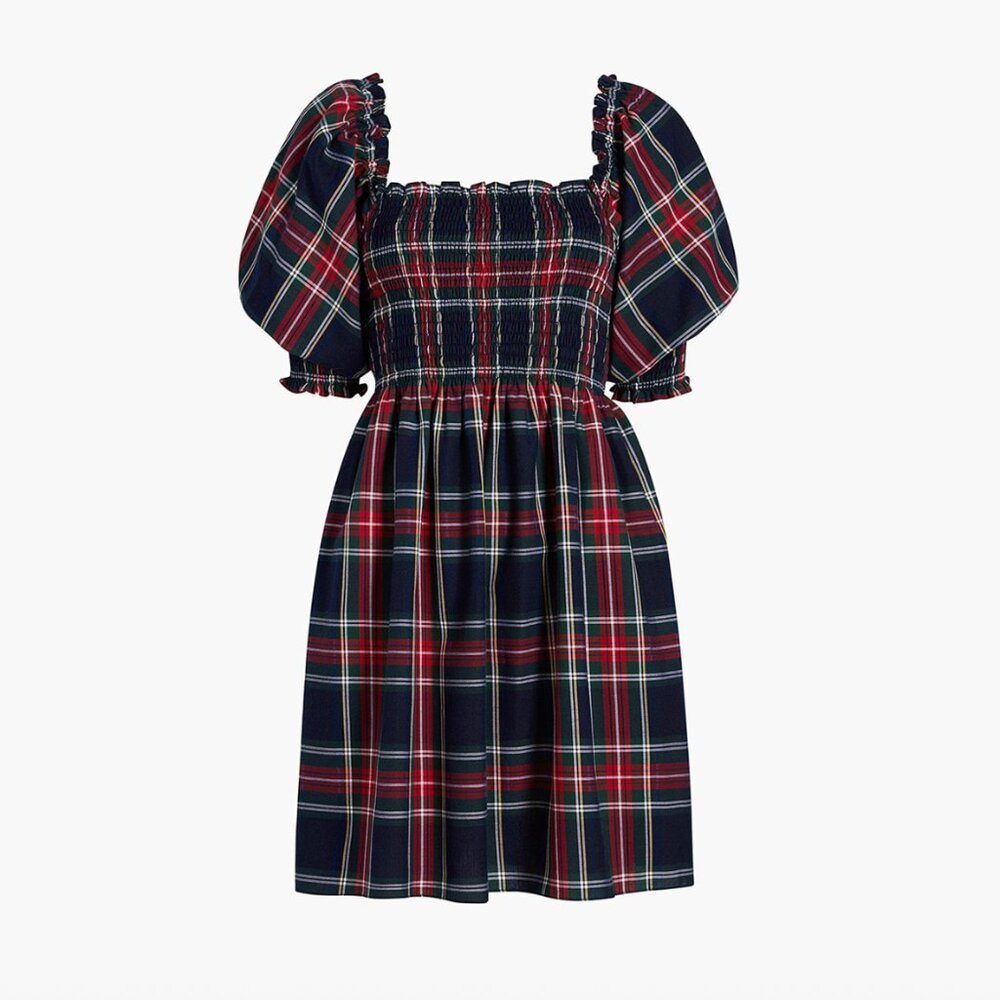NWOT Hill House Home Athena Tartan Plaid Nap Dress